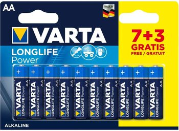 10 x Varta Longlife Power LR6/AA 4906 (High Energy)