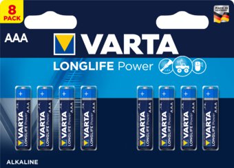8 x Varta Longlife Power LR03/AAA 4903 (High Energy)