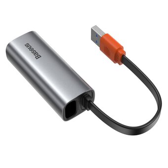USB 3.0 Network Adapter - LAN RJ45 Gigabit Baseus Steel Cannon CAHUB-AD0G