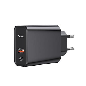 Baseus BS-EU905 CCFS-C01 30W Fast Network Charger with USB QC3.0 and USB-C PD 3.0
