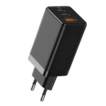 Baseus GaN2 Pro CCGAN2P-B01 65W fast network charger with 2 USB-C PD 3.0 and USB ports