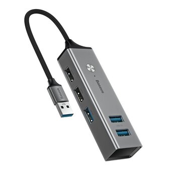 USB 3.0 Hub 5-port Baseus CAHUB-C0G 3xUSB 3.0 + 2xUSB 2.0