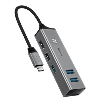 USB-C Hub 5-port Baseus CAHUB-D0G 3xUSB 3.0 + 2xUSB 2.0
