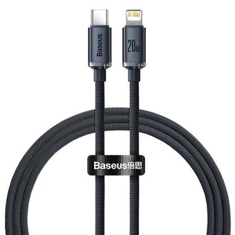 USB-C / Type-C to Lightning / iPhone 200cm Baseus Crystal CAJY000301 cable with support for fast charging 20W PD