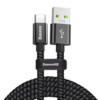 USB cable - USB-C / Type-C 100cm Baseus CATKC-A01 Super Quick Charge 5A with fast charging support