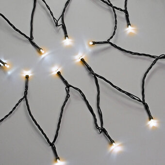 LED Christmas lights 18 meters white warm