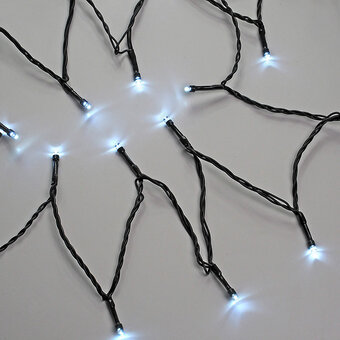 LED Christmas lights 18 meters white cold