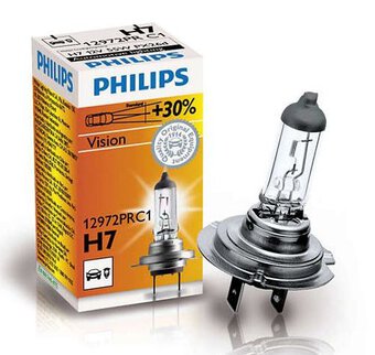 Philips H7 Vision + 30% light