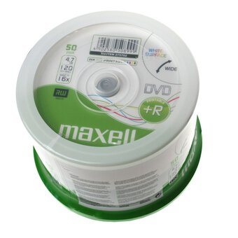 DVD+R 4.7GB 16X MAXELL PRINTABLE cake 50
