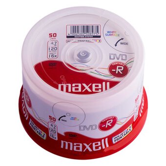 DVD-R 4.7GB 16X MAXELL PRINTABLE cake 50
