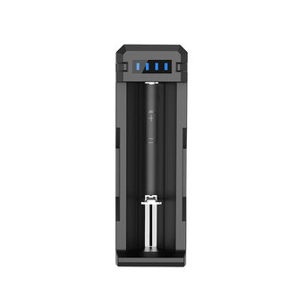 Fast charger for Li-ion 18650 Xtar SC1 USB-C cylindrical batteries