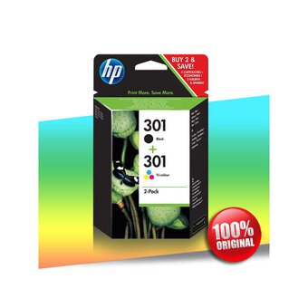 HP 301 Printer Ink Original Black 3ml + Color 3ml Set