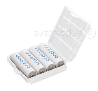 Universal rechargeable container R6/AA R03/AAA white