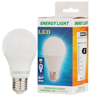 8W ENERGY LIGHT bulb E27 Heat BULB