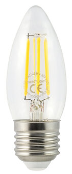 LED Filament lamp Bulb E27 4W Energy Light Candle