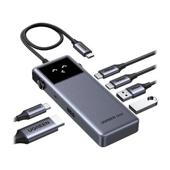 USB-C 6-in-1 Hub Adapter Ugreen CM889 75177 3x USB 3.0 + HDMI + 2x USB-C USB-C 6-in-1 Hub Adapter Ugreen CM889 75177 3x USB 3.0 + HDMI + 2x USB-C