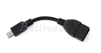 Adapter, kabel OTG HOST mini / USB