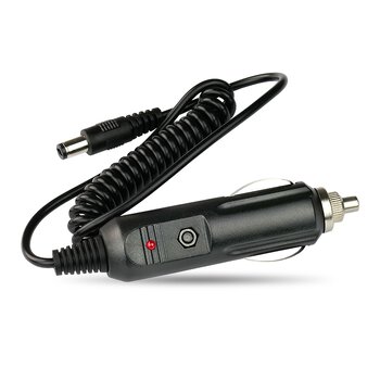 Car adaptor, DC 12V cable for everActive Chargers NC-109, NC-1000, NC-1200, NC-1600, NC-3000, UC-4000