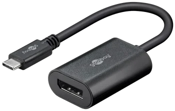 adapter type C - DisplayPort DP 20cm Goobay 51773 4K 60Hz 3D
