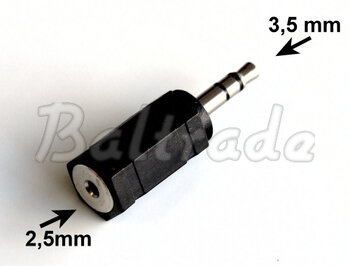 Adapter z jack 3,5mm na jack 2,5mm