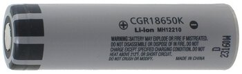 akumulator 18650 Li-ion 1650 mAh Panasonic CGR-18650K