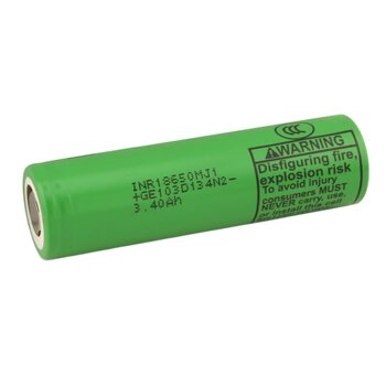 Аккумулятор 18650 Li-ion 3400 мАч LG INR18650 MJ1 - упаковка оптом - 100 штук