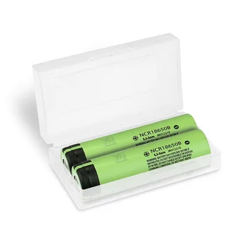 2x Akumulator 18650 Li-ion 3350 mAh Panasonic NCR-18650B. Ogniwo litowo-jonowe - BOX / pojemnik