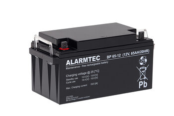 Akumulator ALARMTEC serii BP 12V 65Ah