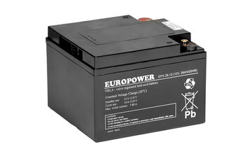 EUROPOWER EPS Series Battery 12V 26Ah