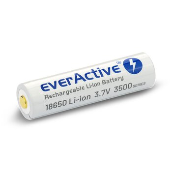 everActive 18650 3.7V Li-ion 3500mAh micro USB battery with BOX protection