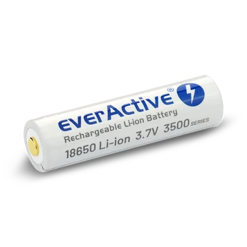 everActive 18650 3.7V Li-ion 3500mAh micro USB battery with BOX protection