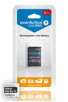 Bateria (akumulator) everActive CamPro - zamiennik do aparatu fotograficznego Nikon EN-EL12