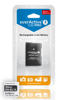 Battery everActive CamPro-replacement for Nikon EN-EL14