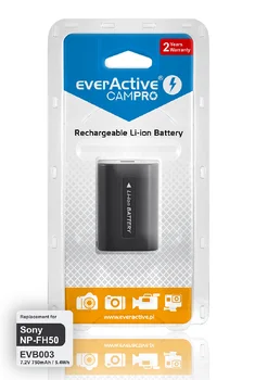 Battery everActive CamPro-replacement Sony NP-FH50