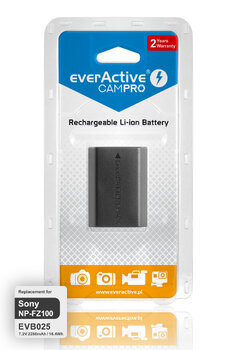 Battery everActive CamPro-replacement Sony NP-FZ-100