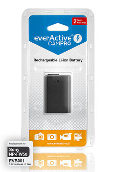 Bateria (akumulator) everActive CamPro - zamiennik do aparatu fotograficznego Sony NP-FW50