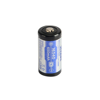 Xtar 16340/R-CR123 3.7 v Li-ion 650mAh rechargeable battery with protection