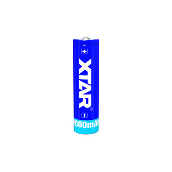 Xtar 18650 3.7 v Rechargeable Li-ion 2600mAh battery with protection