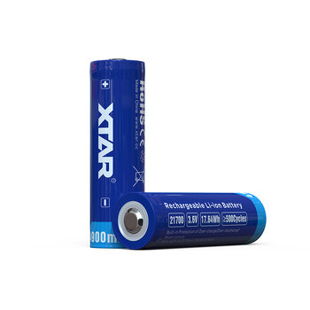 Xtar 21700 3.7V Li-ion 4900mAh battery with protection