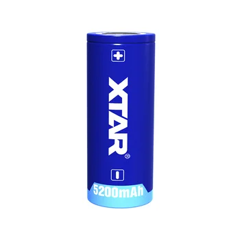 Xtar 26650, 3, 6V Li-ion 5200mAh battery with protection