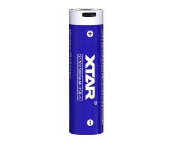 acumulador con protección XTAR 21700 5000mAh USB-C acumulador con protección XTAR 21700 5000mAh USB-C