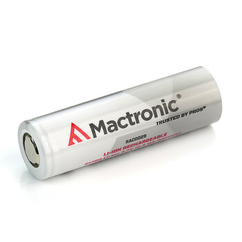 The battery is secured. Mactronic 21700 5000mAh