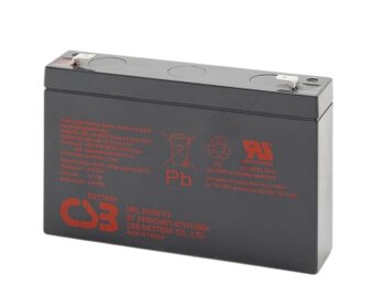 akumulator żelowy AGM CSB HRL634WF2 6V 9Ah 