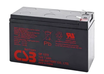 gel battery AGM CSB series GP 12V 7.2 AH T2