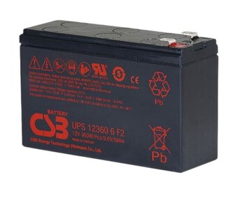 akumulator żelowy AGM CSB UPS123606F2F1 12V 7,2Ah
