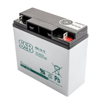 AGM gel battery SSB SBL 18-12 12V 18Ah M5 AGM gel battery SSB SBL 18-12 12V 18Ah M5