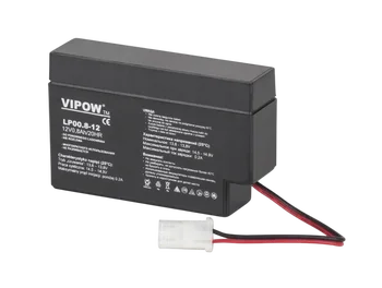 Akumulator żelowy AGM Vipow 12V 0,8Ah