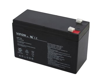 Gel battery AGM Vipow 12V 7Ah