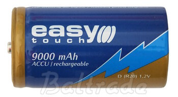 akumulatorek Easy Touch R20 D Ni-MH 9000mAh