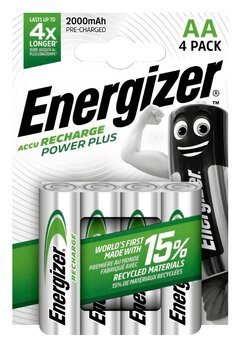 Akumulatorki Energizer R6/AA Ni-MH 2000mAh - 4 sztuki